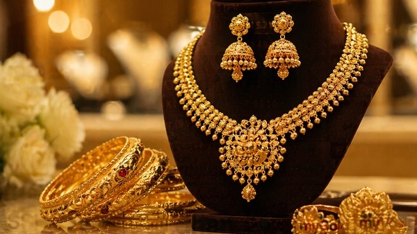 Gold Prices Fall in Chennai Today: 22-Carat Gold Drops by Rs 640 per Sovereign Gold Prices Fall in Chennai Today: 22-Carat Gold Drops by Rs 640 per Sovereign
